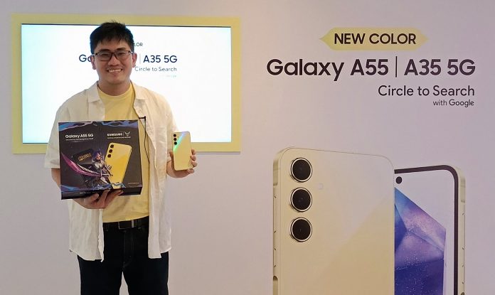 Galaxy A55 5G Awesome Lemon