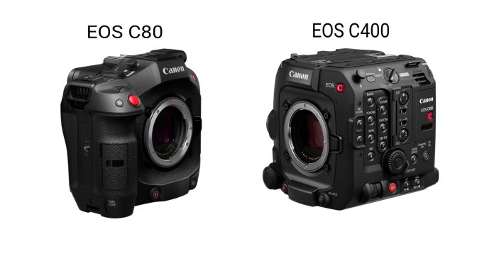 Canon EOS C400 dan EOS C80