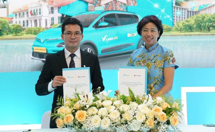 kolaborasi XL Axiata dan Xanh SM