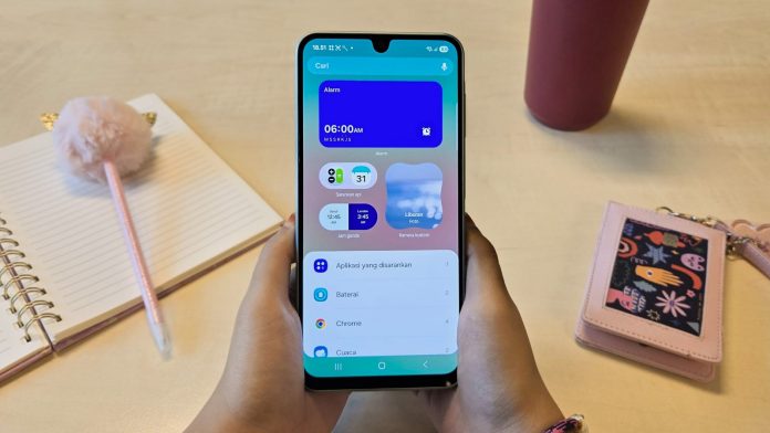 Galaxy A26 5G Bikin Kamu Bisa Atur tampilan layar sesuai prioritas belajar kamu.
