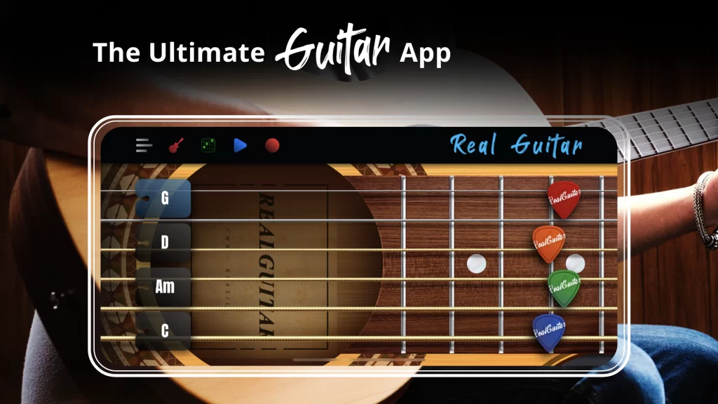 Aplikasi Real Guitar Kolb Apps