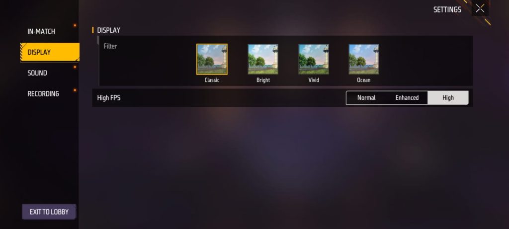 Setting grafis game Free Fire di Xiaomi Redmi Note 14 5G (2)