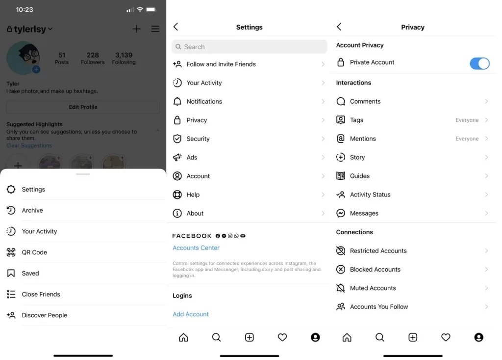 Cara Gampang Membuat Profil Instagram Menjadi Private