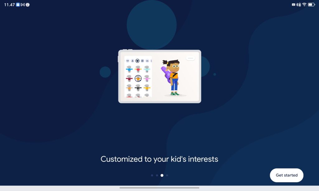 Google Kids di HONOR Pad X9a
