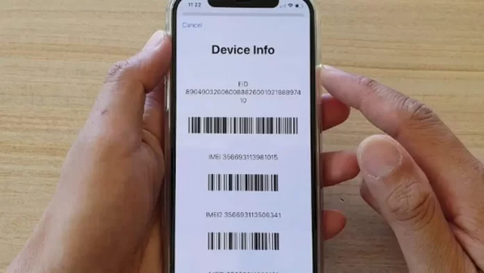 Ilustrasi IMEI smartphone