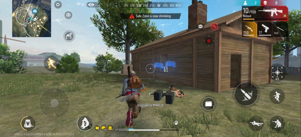 Bermain game Free Fire di realme 15T 5G