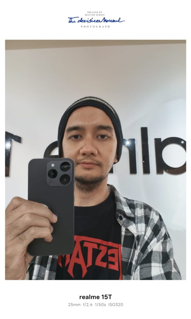 Foto selfie realme 15T 5G