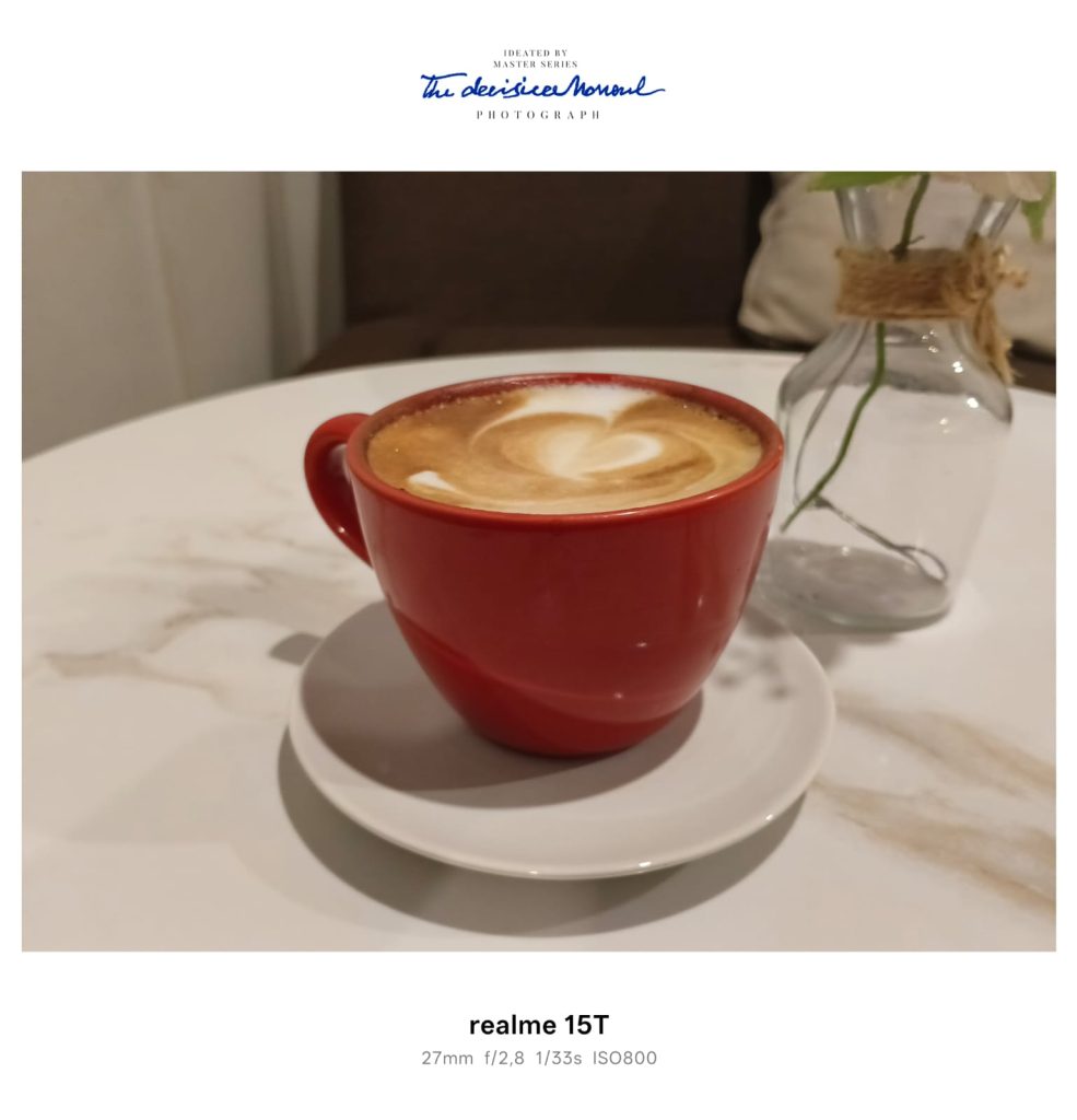 Foto bokeh realme 15T 5G