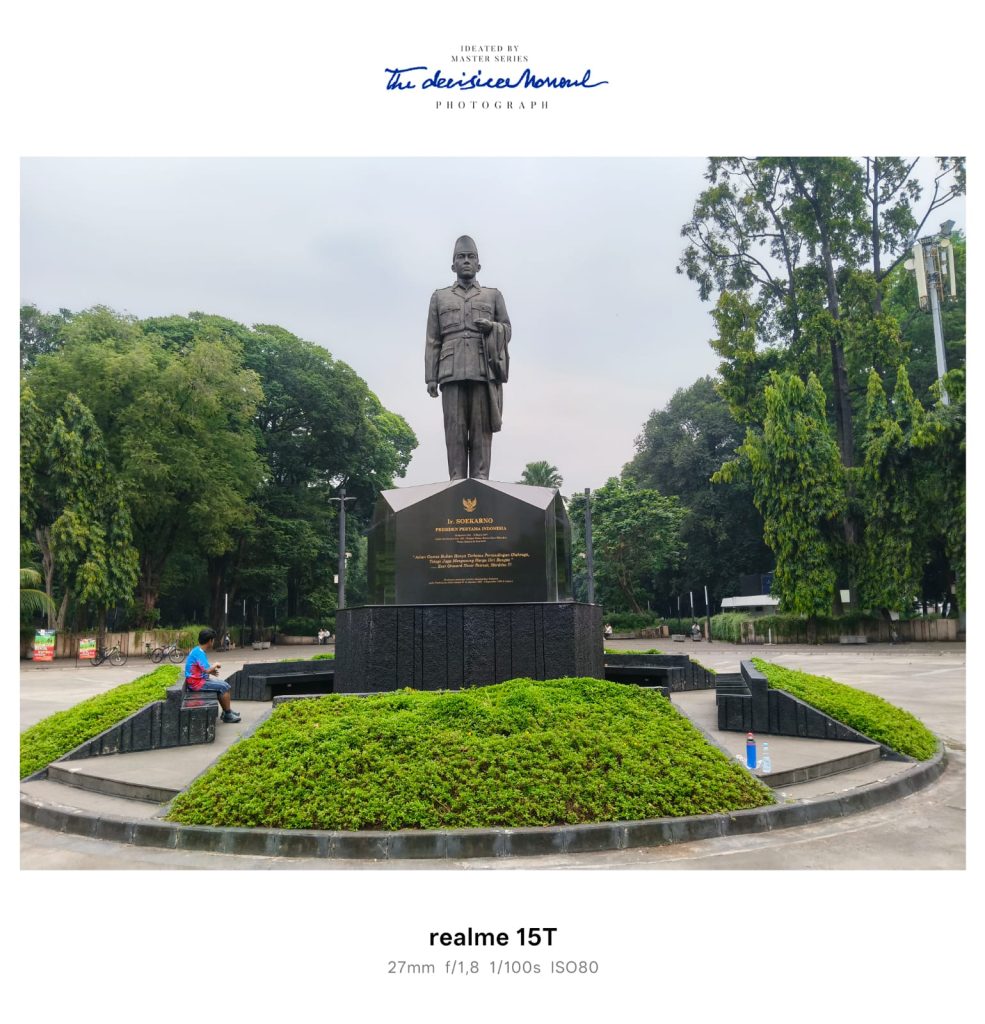 Hasil foto realme 15T 5G sebelum menggunakan AI Edit Genie