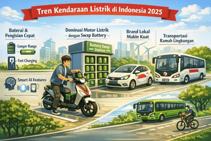Tren Kendaraan Listrik Indonesia 2025