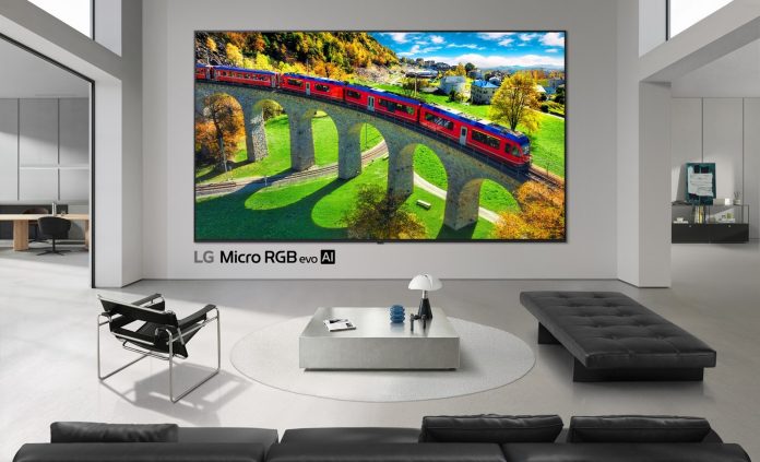 LG TV Micro RGB evo