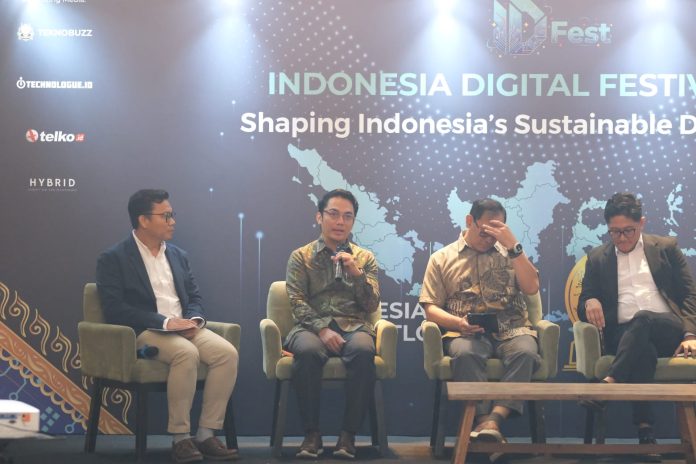 Hendra Suryakusuma, Ketua Umum Indonesia Data Center Provider Organization (IDPRO) disela acara Indonesia Digital Outlook 2026