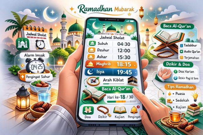 Aplikasi Penunjang Ibadah di Bulan Ramadhan 2026