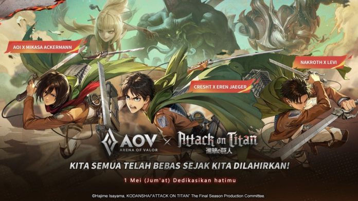 Arena of Valor x Attack on Titan