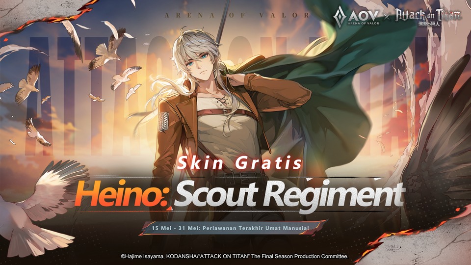 Arena of Valor x Attack on Titan