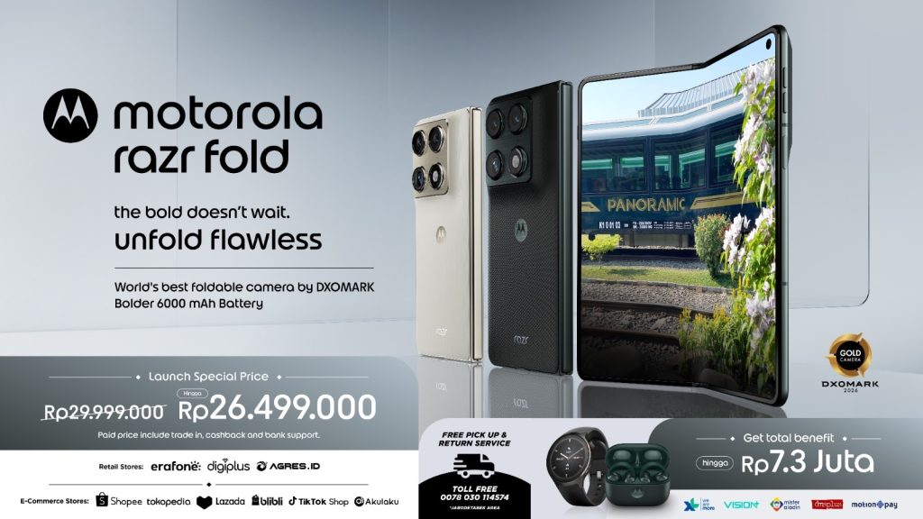 Penjualan Motorola Razr Fold