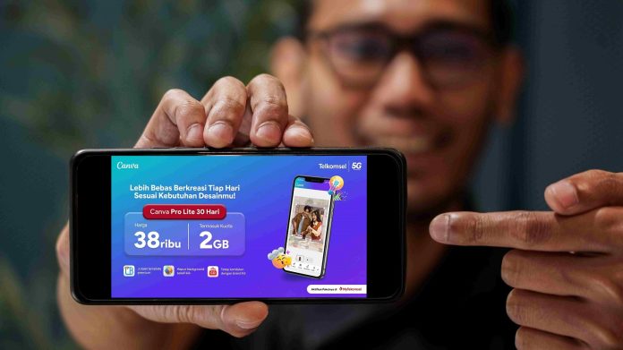 Paket Bundling Canva Telkomsel